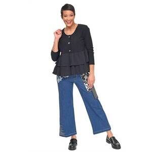 NEW TULIP CLOTHING cherub cardigan in black